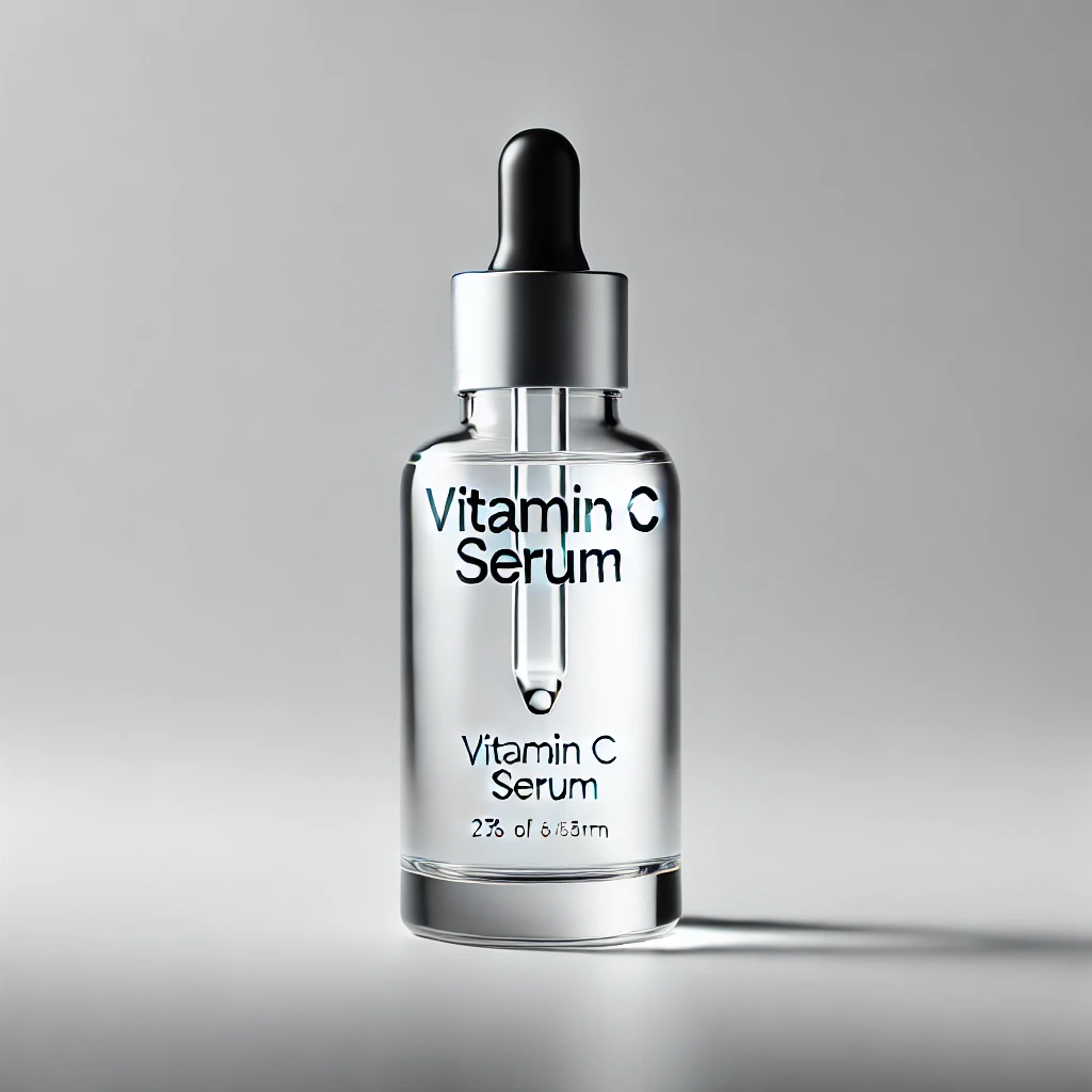 Sérum de vitamina C, essencial na rotina de skincare para combater o envelhecimento e uniformizar a pele.