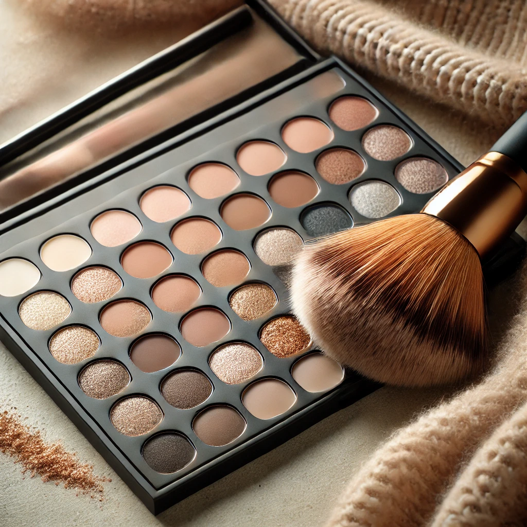 Sombras neutras ideais para criar um visual discreto e profissional.