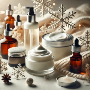 Produtos essenciais para hidratar a pele durante o inverno e evitar o ressecamento.