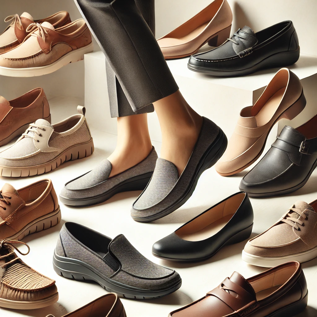 Sapatos elegantes e confortáveis para usar no trabalho